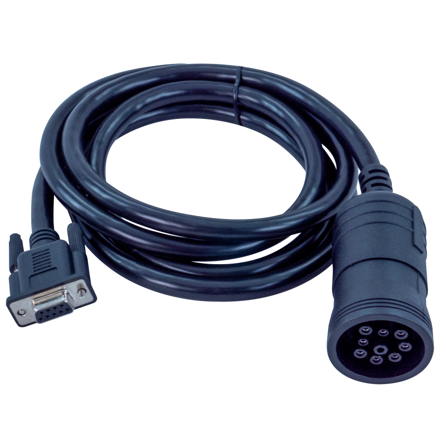 J1939 Type 2 Deutsch 9-Pin to DB-9F Cable