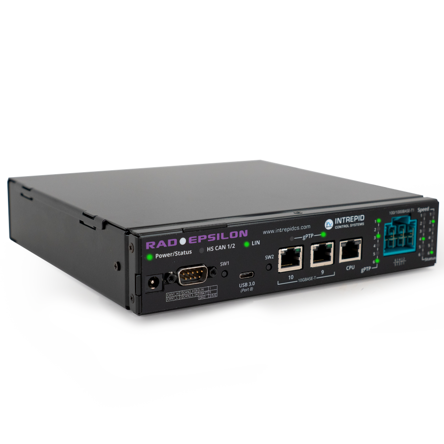 RAD-Epsilon - 9-Port Managed Switch (2x 10G-T, 6x 1G-T1, 1x USB/GigE)