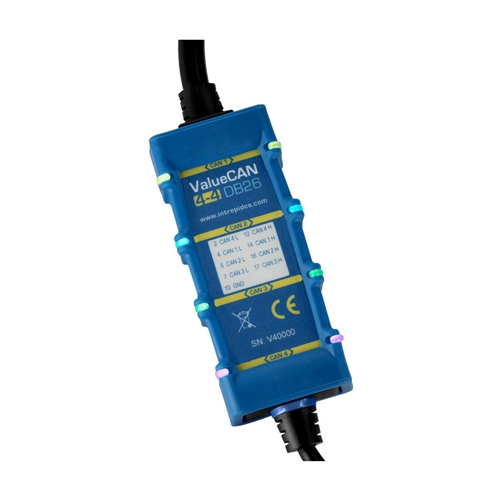 ValueCAN 4-4A (4x CAN FD) with DB26HD and USB Type "A" Interfaces